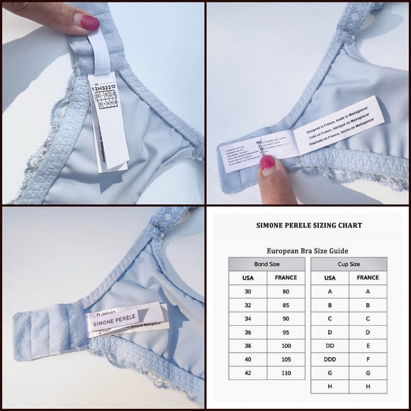 Simone Perele 36D Promesse 12H322 Full Cup Bra in Frozen - Picture 16 of 16